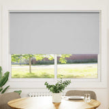 Vidaxl Roller Blind Blackout 140 x 175 cm Grau