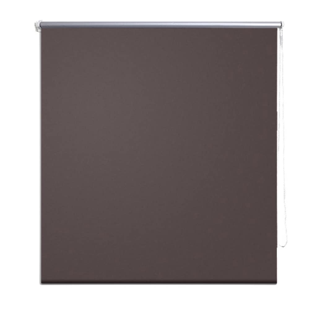 Vidaxl Roller Blind Blackout 80 x 230 cm kaffebrunt