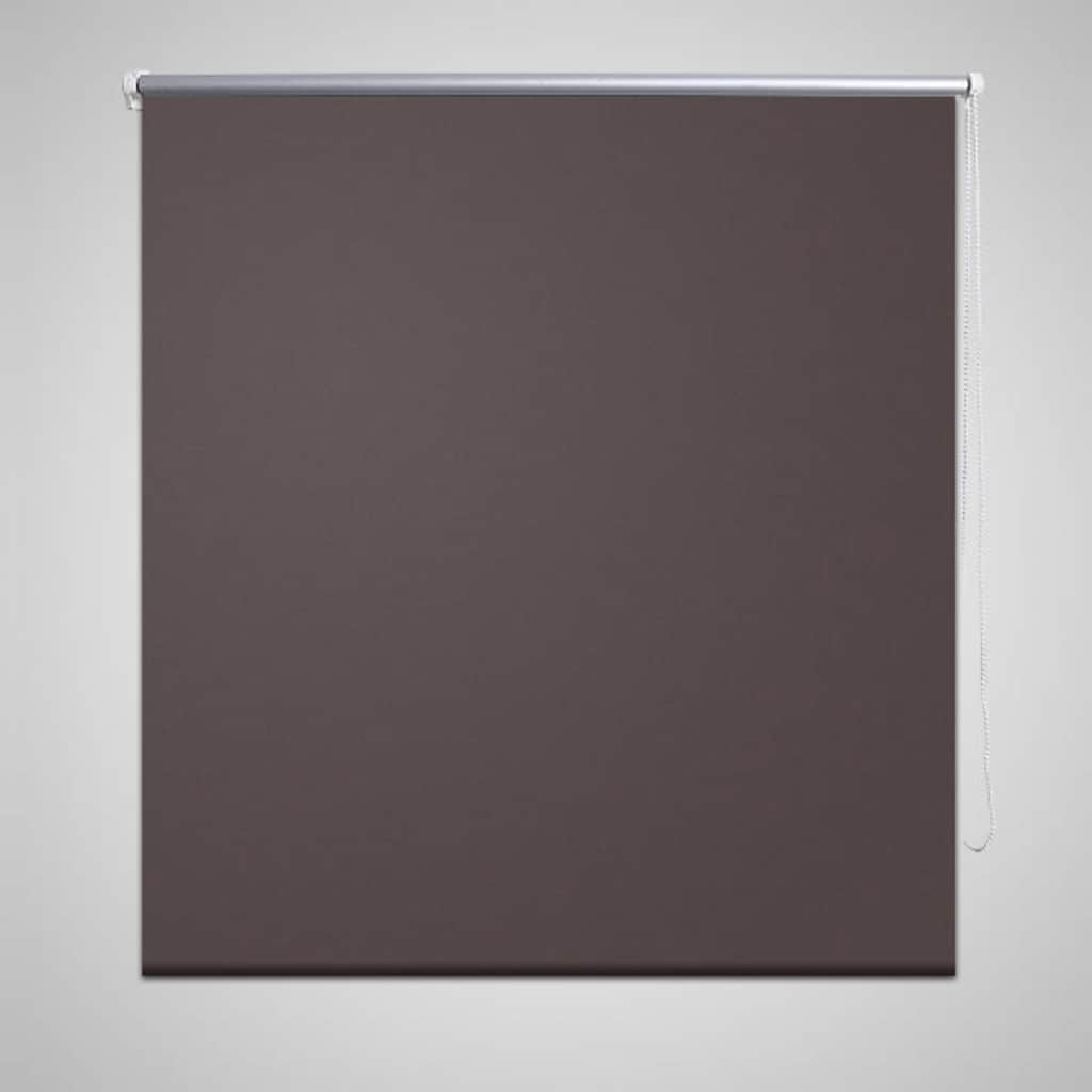 Vidaxl Roller Blind Blackout 80 x 230 cm kaffebrun