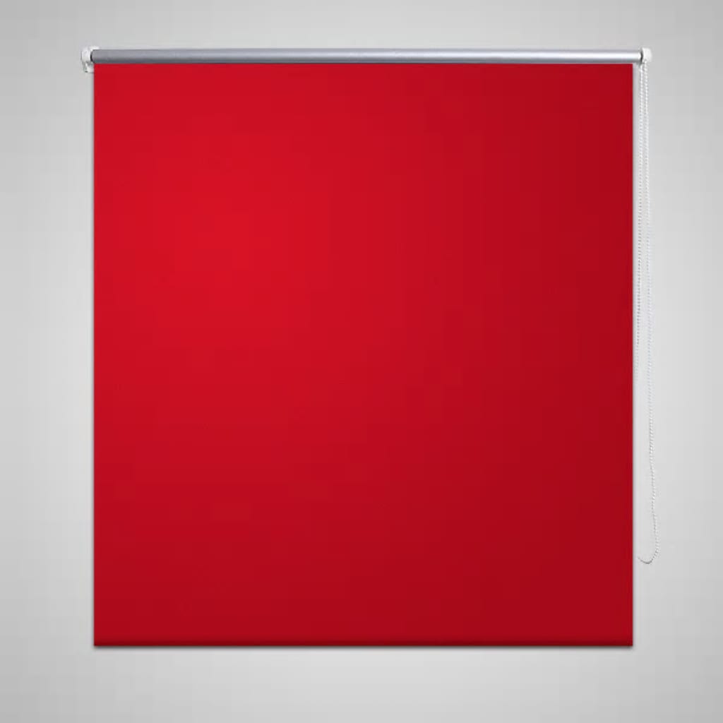 Vidaxl Roller Blind Blackout 80 x 230 cm rød