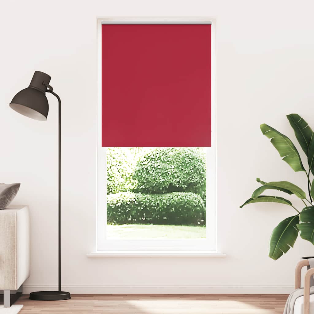 Vidaxl Roller Blind Blackout 80 x 230 cm rot