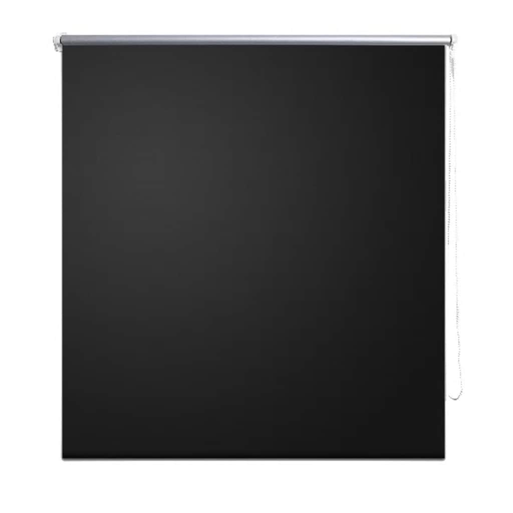 Vidaxl Roller Blind Damning 80x230 cm svart