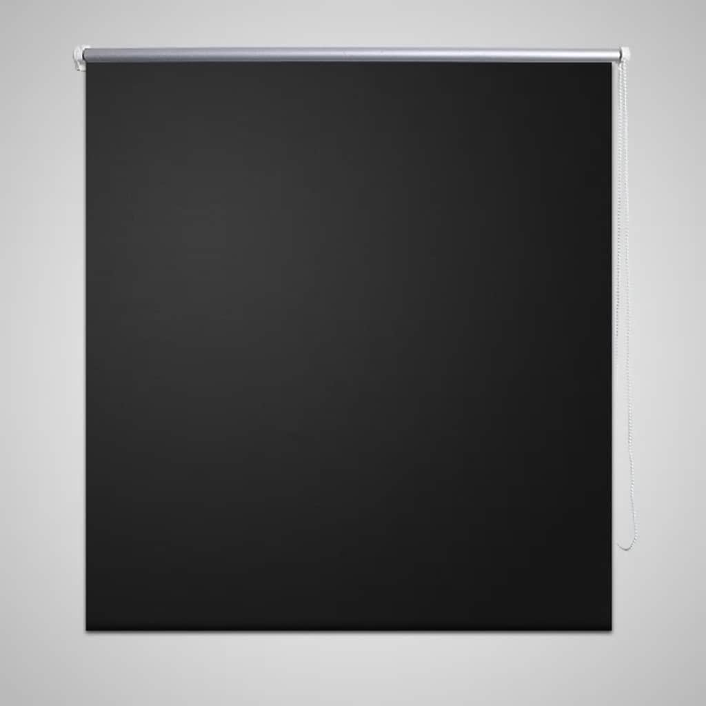 Vidaxl Roller aveugle accablant 80x230 cm noir