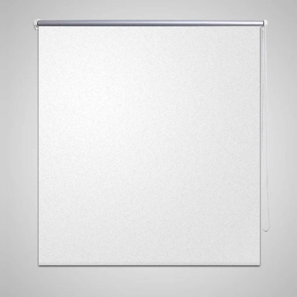 Vidaxl Roller Blind Damning 160 x 230 cm bela