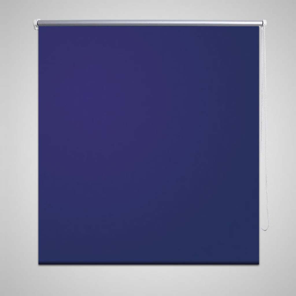 Vidaxl Roller Blind Blackout 160 x 230 cm Marineblau