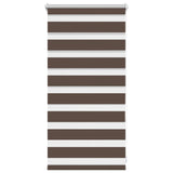Vidaxx Duo-Rollo 40x100cm Kaffeebraun