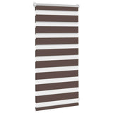 Vidaxx Duo-Rollo 40x100cm Kaffeebraun