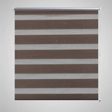 Vidaxl Duo Roller Blind 50x100cm Coffee Brown