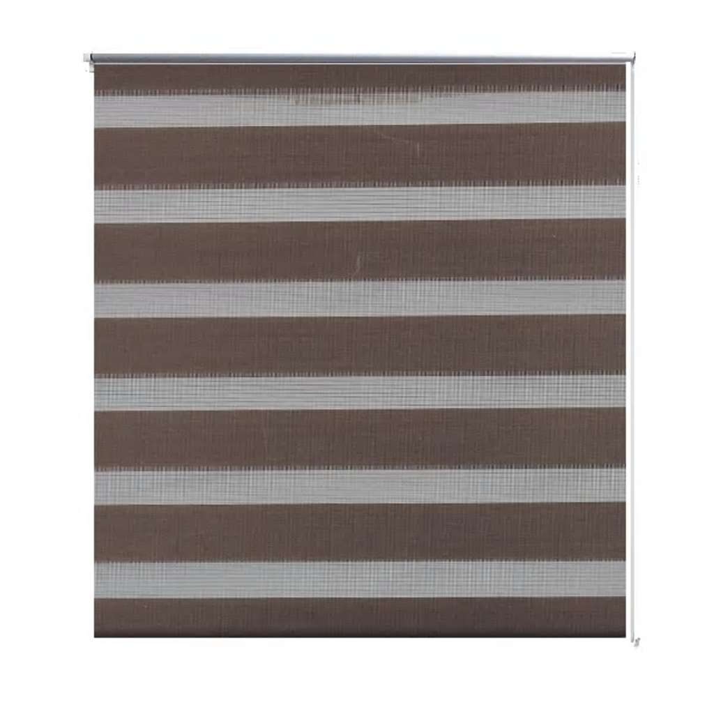 Vidaxl Duo Roller Blind 60x120cm Coffee Brown