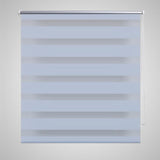 Vidaxl Duo Roller Blind 80x150cm Weiß