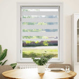 Vidaxl Duo Roller Blind 100 x 175 cm Weiß