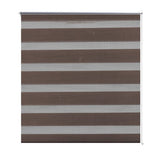 Vidaxl Duo Roller Blind 120 x 175 cm Coffee Brown