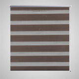 Vidaxl Duo Roller Blind 120 x 175 cm Coffee Brown