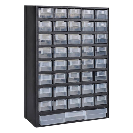 Vidaxl Toolbox -Kunststoff mit 41 Schubladen