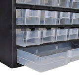 Vidaxl Toolbox -Kunststoff mit 41 Schubladen