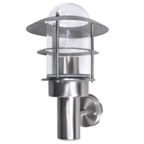 Vidaxl Wandlampe Edelstahl