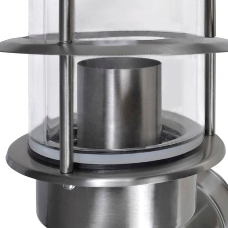 Vidaxl Wandlampe Edelstahl