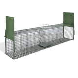 Vidaxl Animal Trap med 2 dörrar 150x30x30 cm