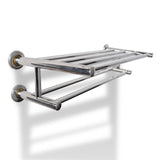 Vidaxl towel rack with 6 rods stainless steel