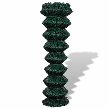 Vidaxl -Netzzaun 1,5x25 m Stahlgrün