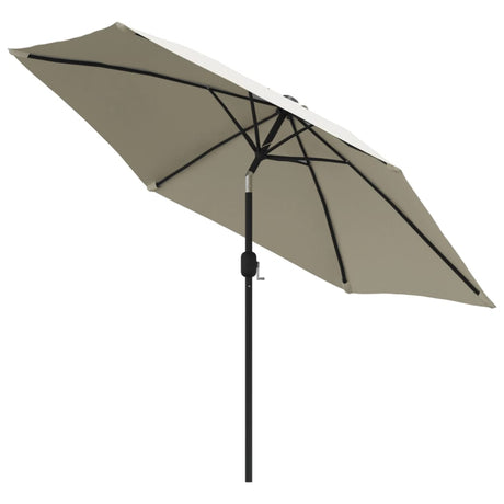 Vidaxl Sonnenschirm mit Stahlmast 3 m sandweiß