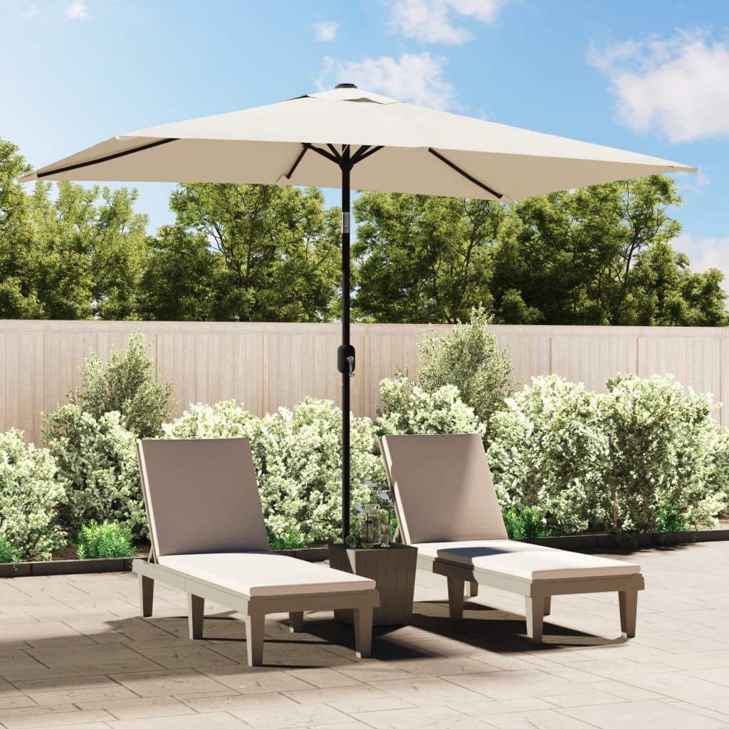 Vidaxl Parasol Cuadrangular Sand White 200 x 300 cm