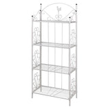 Vidaxl Square Plant Rack Maria (weiß)