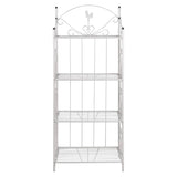 Vidaxl Square Plant Rack Maria (weiß)
