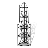 Vidaxl Hushy Plant Rack Romy (schwarz)