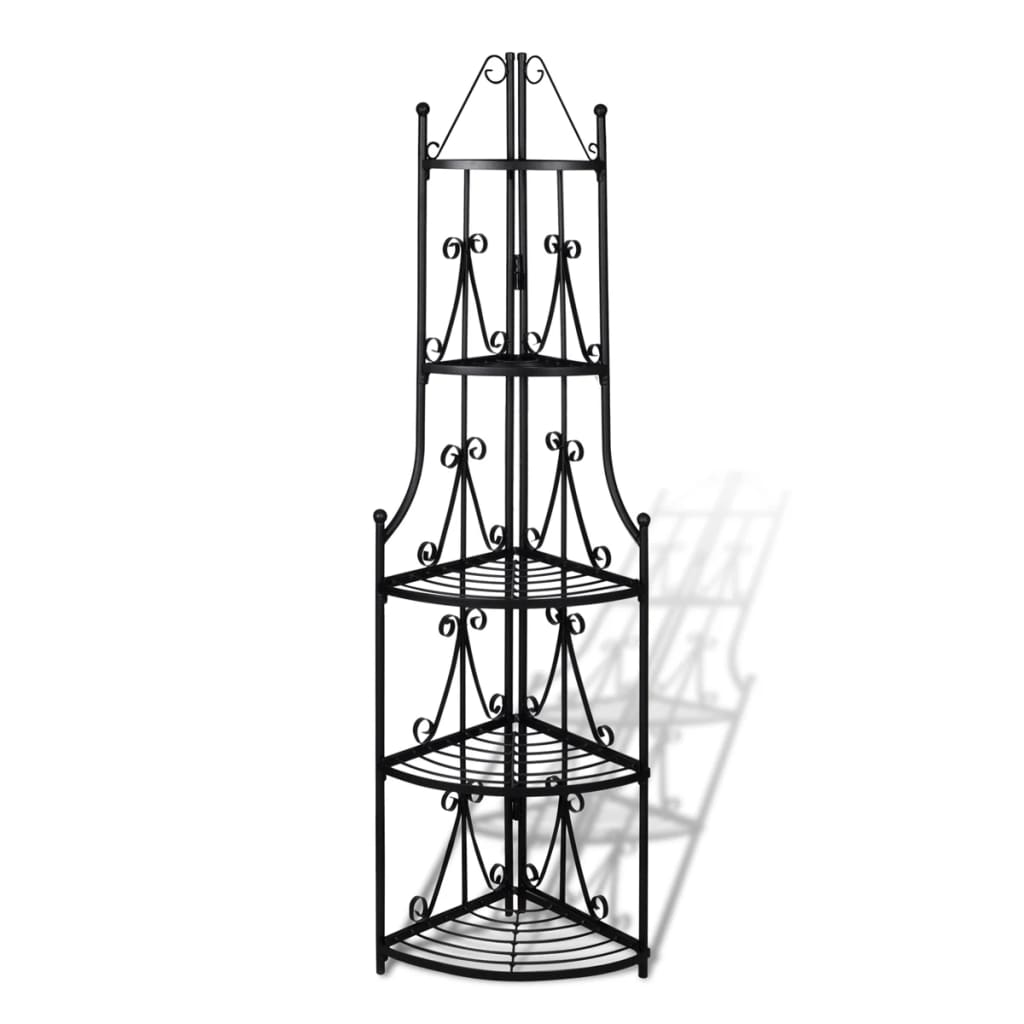 Vidaxl Hushy Plant Rack Romy (negro)