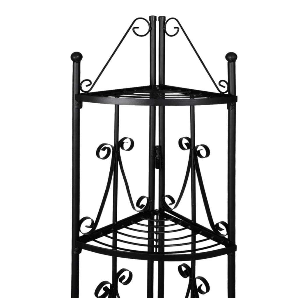 Vidaxl Hushy Plant Rack Romy (negro)