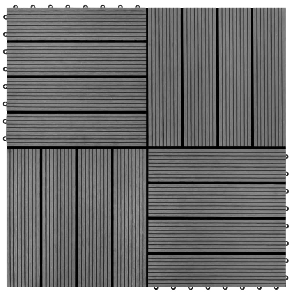 BIDAXL HKC Tiles Gray 30x30 CM 1M² 11 STS