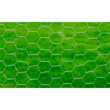 Vidaxl -Hühnerdraht 25x0,5 M verzinkte Stahl Silberfarbe