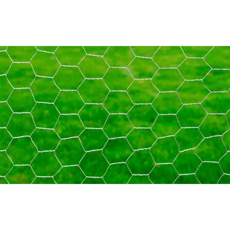Vidaxl -Hühnerdraht 25x0,75 M verzinkte Stahl Silberfarbe