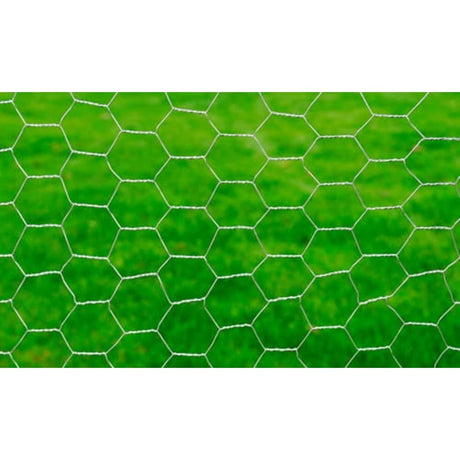 Vidaxl -Hühnerdraht 25x1 m verzinkter Stahl silberfarben