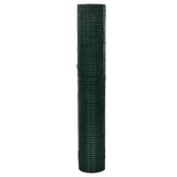 VidaXL Hühnerdraht 25x1 m aus verzinktem Stahl mit PVC-Beschichtung grün