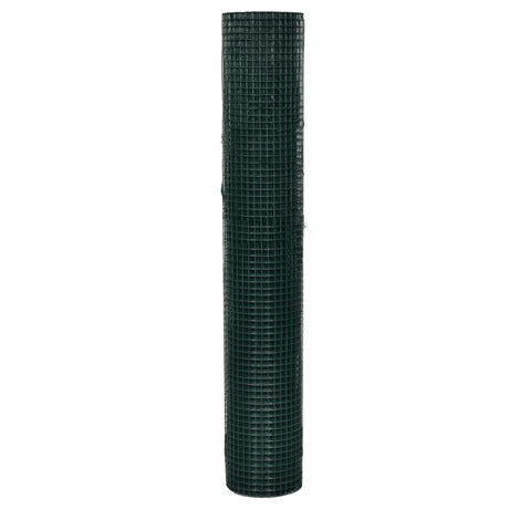 VidaXL Hühnerdraht 25x1 m aus verzinktem Stahl mit PVC-Beschichtung grün