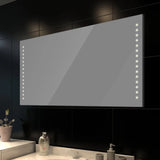 Specchio da bagno Vidaxl con LED 100x60 cm