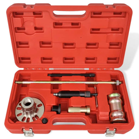 Vidaxl Hydraulikrad -Hub -Hub -Abzieher mit Hammerset 10 Tonnen