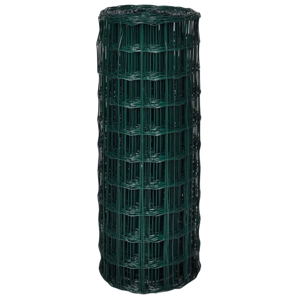 Vidaxl Euro HEK 25x1,0 m Stahlgrün