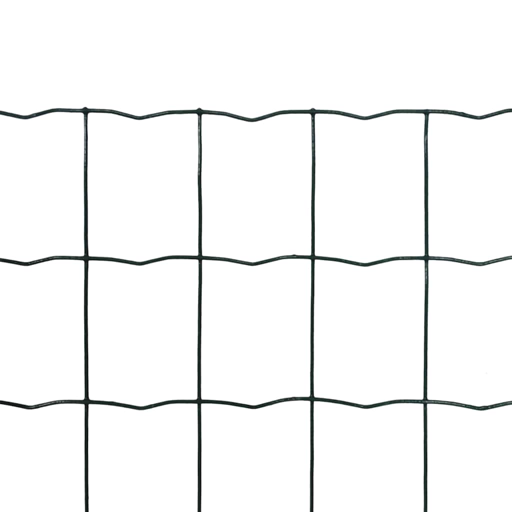 Vidaxl Euro HEK 25x0,8 m Stahlgrün