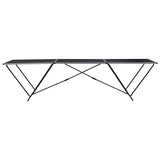 Vidaxl behangtafel inklapbaar 300x60x78 cm mdf en aluminium