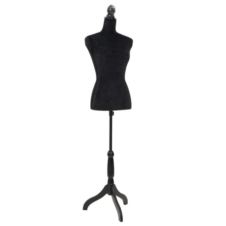 Vidaxl Estalage Doll Torso Frau schwarz