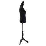Vidaxl Estalage Doll Torso Frau schwarz