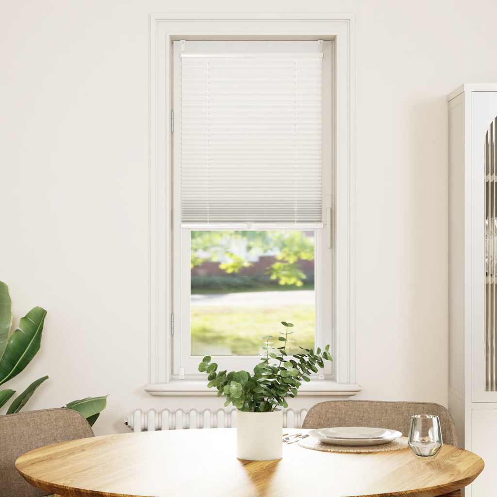 Vidaxl Plisséjalind 50x125 cm Weiß