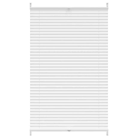 VidaXL Plisseerollo 80x125 cm weiß