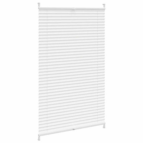 VidaXL Plisseerollo 80x125 cm weiß