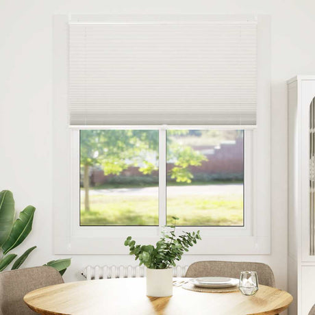 VidaXL Plisseerollo 100x100 cm weiß