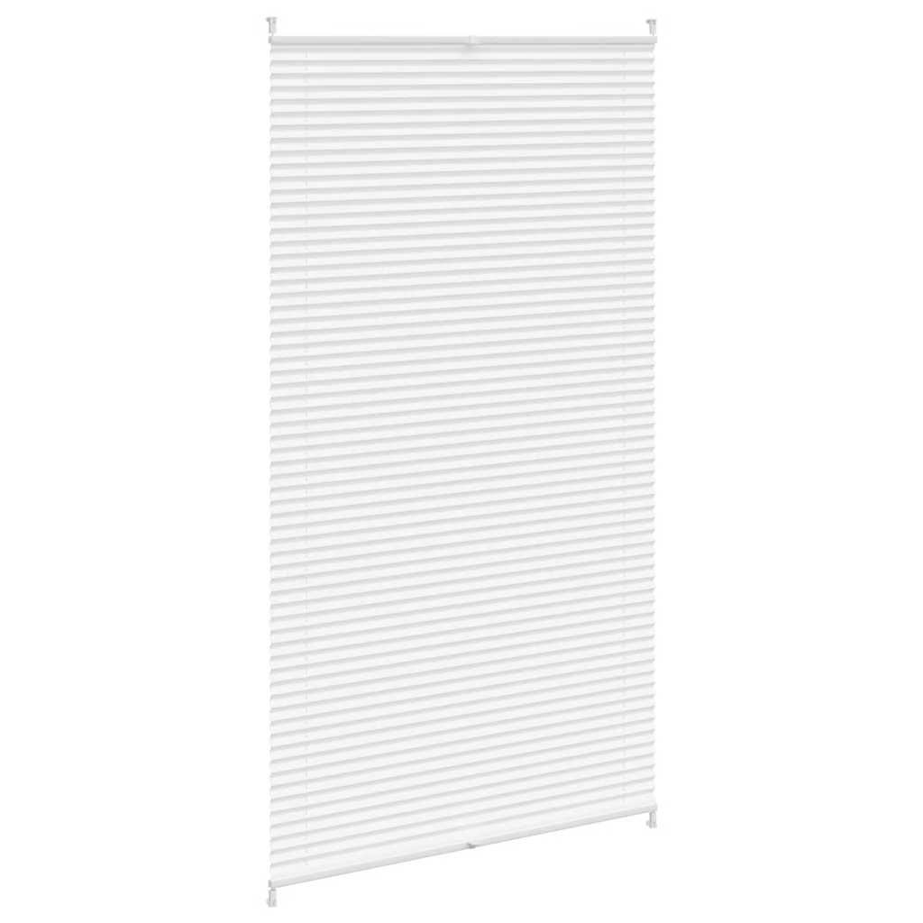 Vidaxl Plisséjalind 100x200 cm Weiß