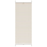 Vidaxx Plissee-Rollo 60x100cm Creme
